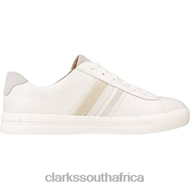 White Combi Un Maui Band Women's Sports Shoes Clarks 8404036 Women Clarks White Combi