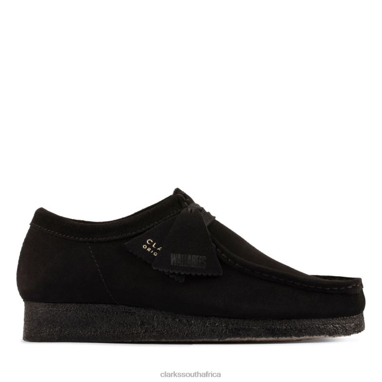 Black Suede Clarks Wallabee Black Suede 840405136 Women Clarks Black Suede