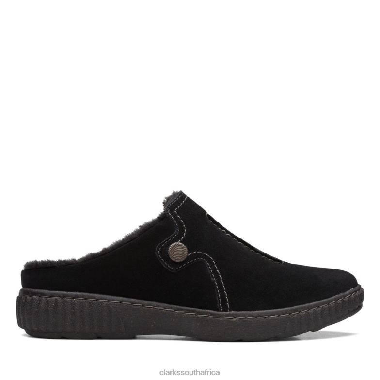 Caroline Step Black Suede Black Suede Clarks 840406262 Women Clarks Black Suede
