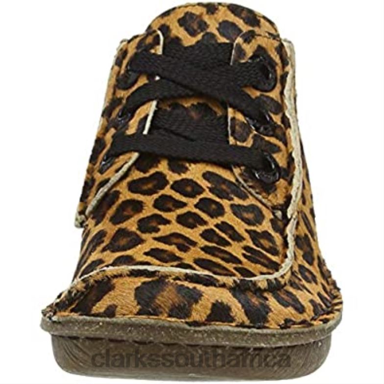 Women's Fun Ny Dream Derbys Clarks Leopard Print 840402437 Women Clarks Leopard Print