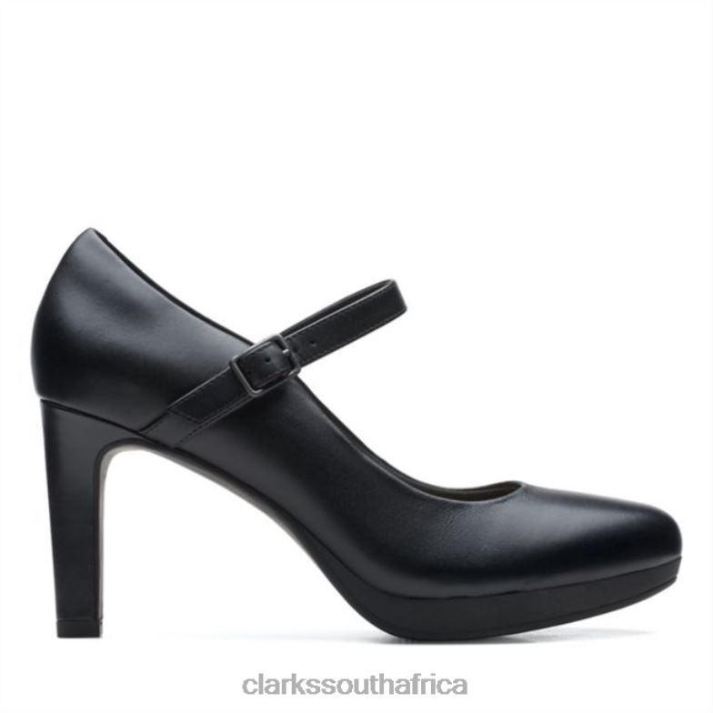 Black Leather Clarks Ambyr Shine Black Leather 840406304 Women Clarks Black Leather