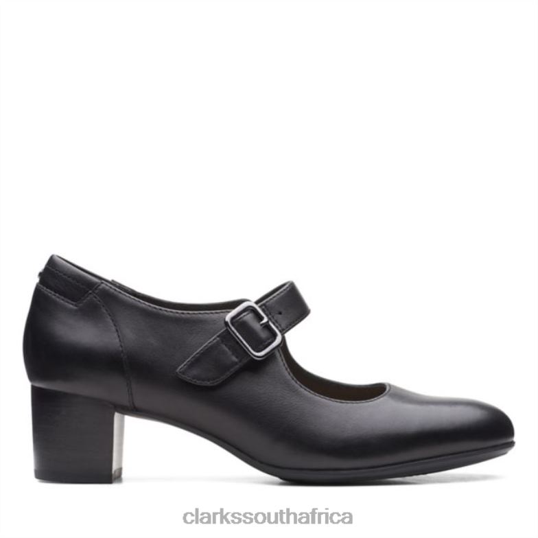 Black Leather Clarks Linnae Walk Black Leather 840406208 Women Clarks Black Leather