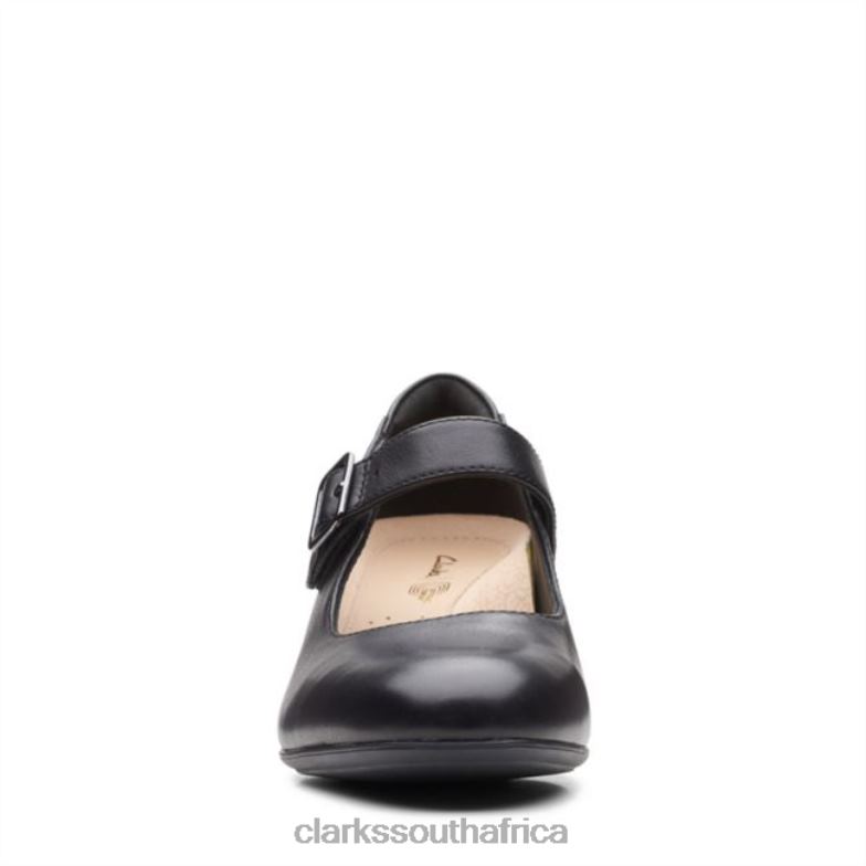 Black Leather Clarks Linnae Walk Black Leather 840406208 Women Clarks Black Leather