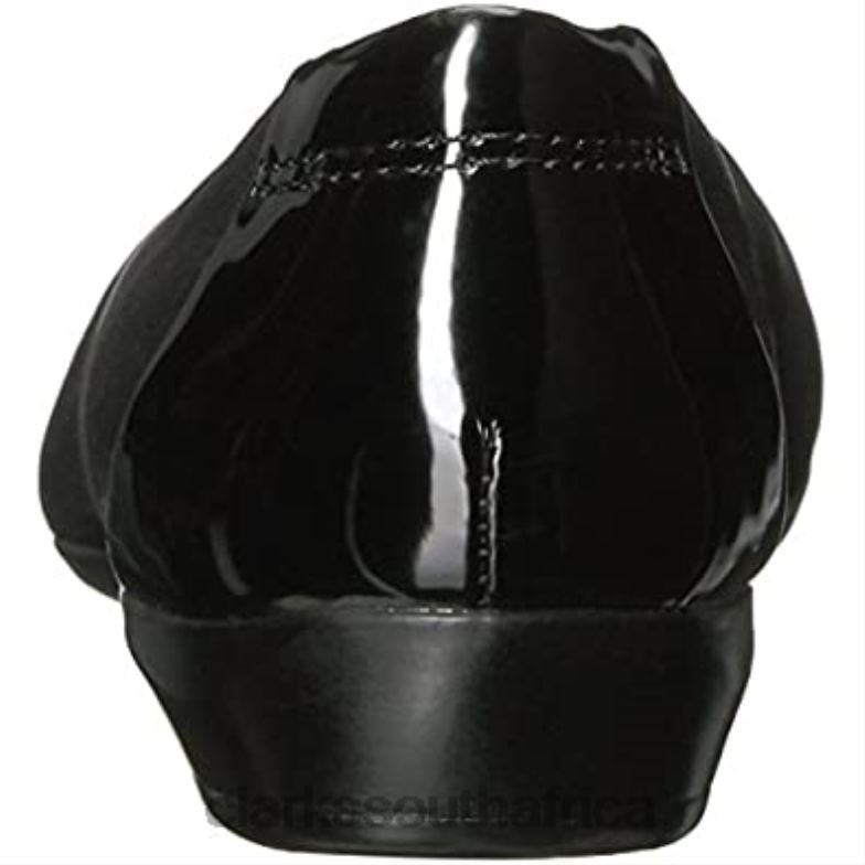 Black Multi Clarks Women's Kinzie Time Flat 840402552 Women Clarks Black Multi