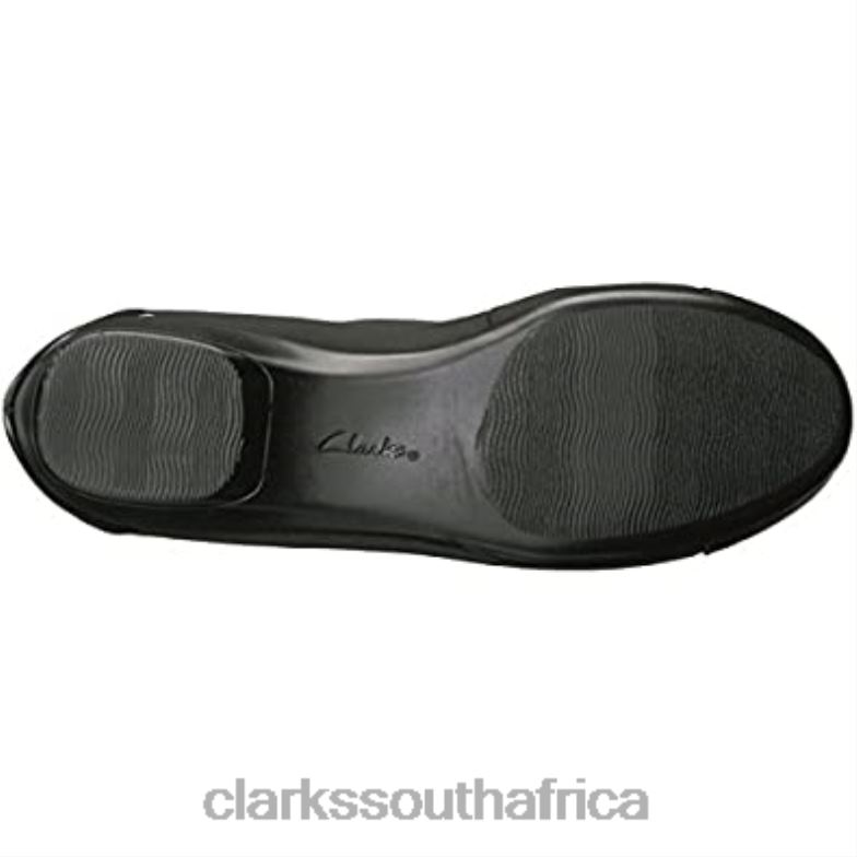 Black Multi Clarks Women's Kinzie Time Flat 840402552 Women Clarks Black Multi