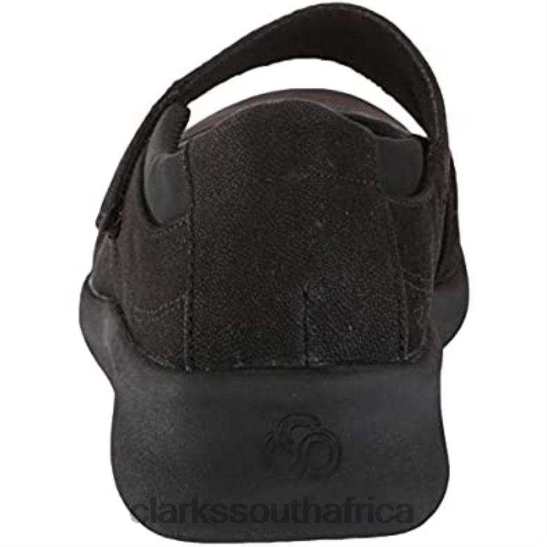 Clarks Black Synthetic Women's Sillian 20 Joy Mary Jane Flat 840401097 Women Clarks Black Synthetic