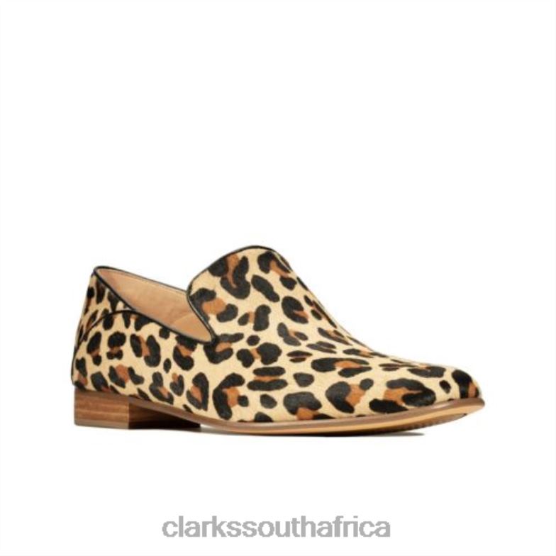 Pure Viola Leopard Print Interest Clarks 840404262 Women Clarks Leopard Print Interest