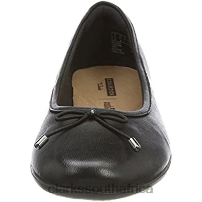 Women's Gracelblu Ballet Flats Clarks Black 840401847 Women Clarks Black Leather