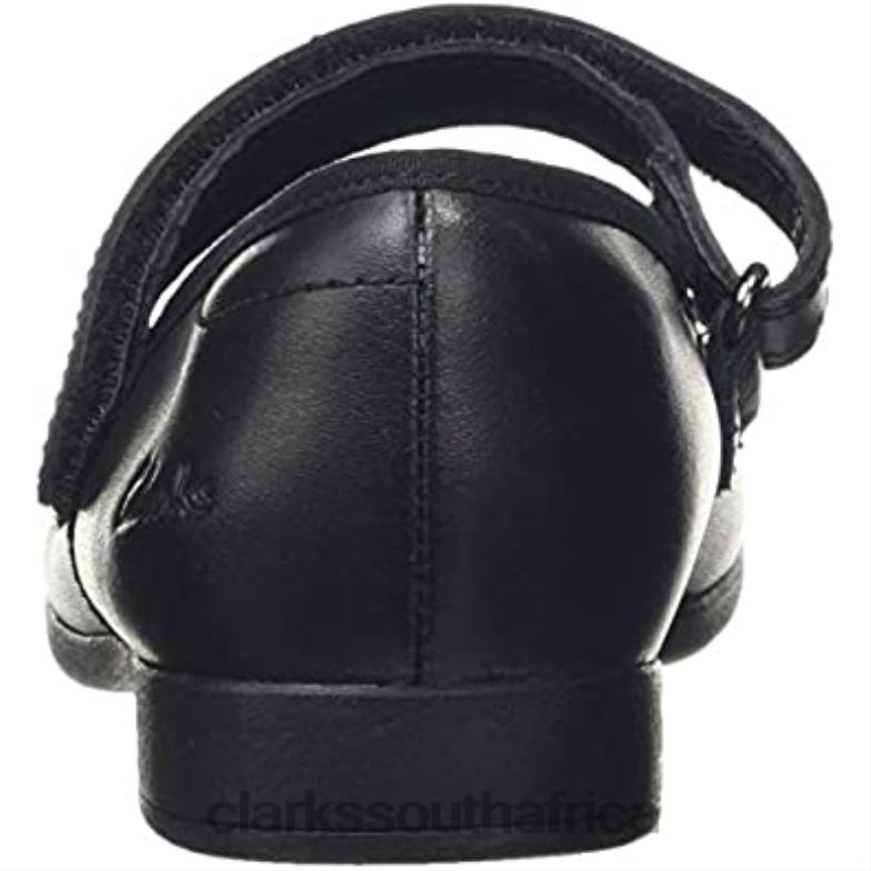 Women's Scala Tap K Ballet Flats Black Clarks 840401990 Women Clarks