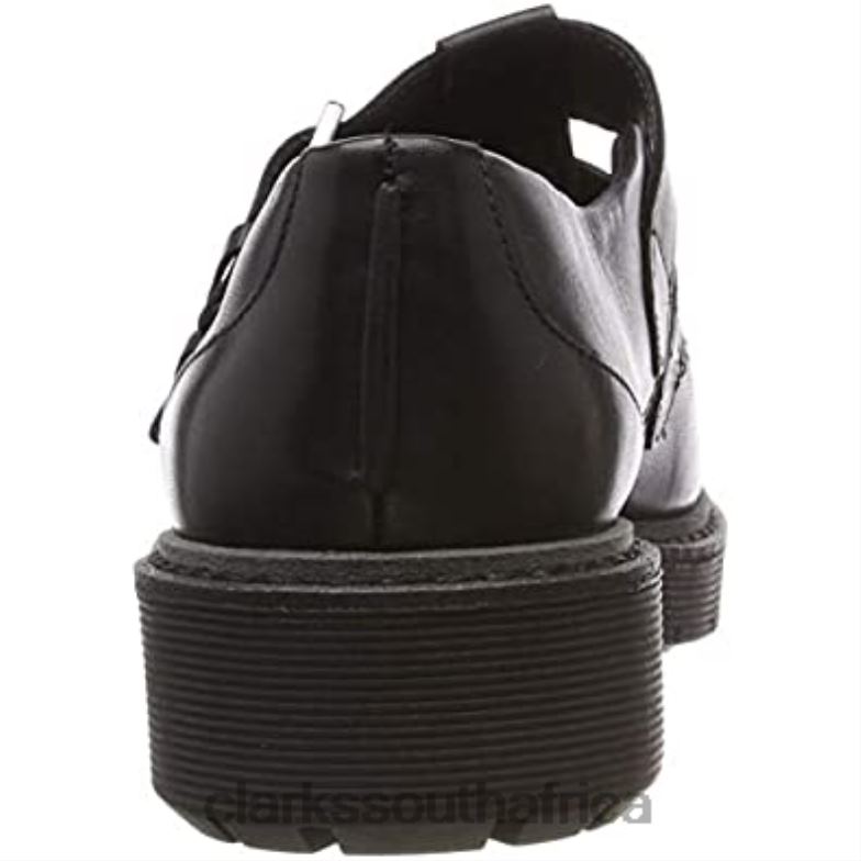 Clarks Black Women's Alexa Agnes Loafers 840401353 Women Clarks Black Leather