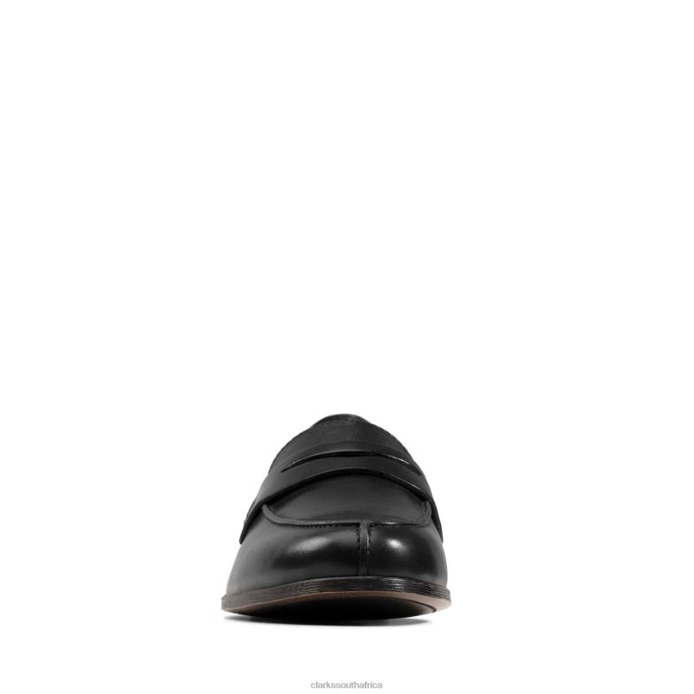 Clarks Hamble Loafer Black Leather 840403002 Women Clarks Black Leather