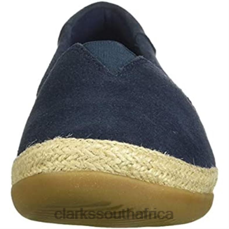 Clarks Navy Suede Women's Danelly Sky Loafer 840401929 Women Clarks