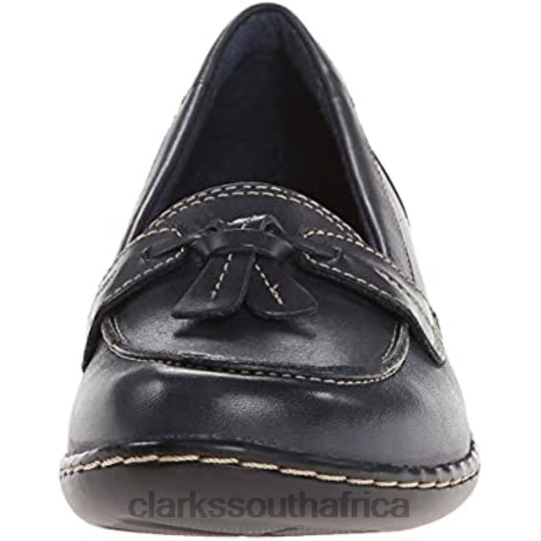 Clarks Navy Women's Ashland Bubble Slip-On Loafer 840402241 Women Clarks