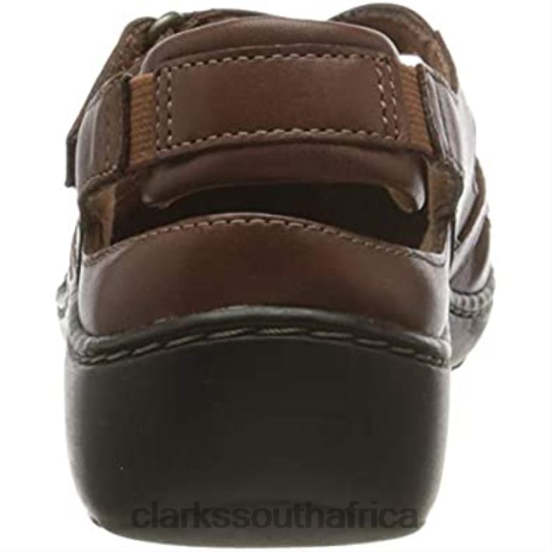 Clarks Women's Cora Dream Loafer Flat Tan Leather Combination 84040770 Women Clarks Tan Leather Combination