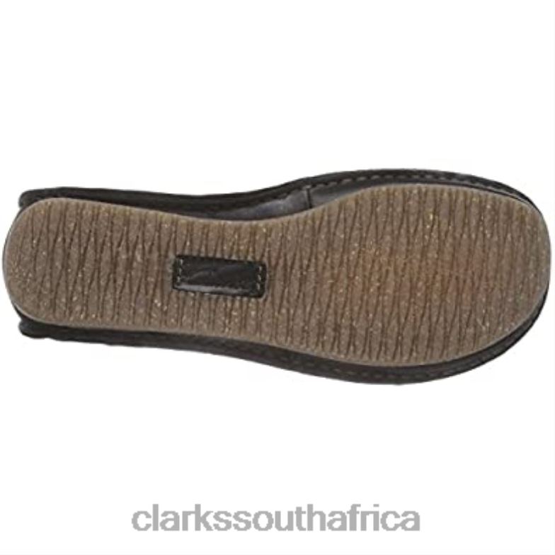 Clarks Women's Janey Mae Loafers Black 840401306 Women Clarks Black Leather