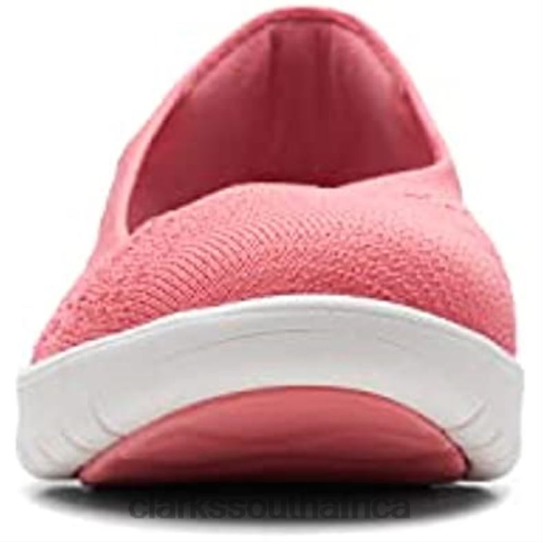 Coral Knit Clarks Women's Adella Moon Loafer 840402115 Women Clarks Coral Knit