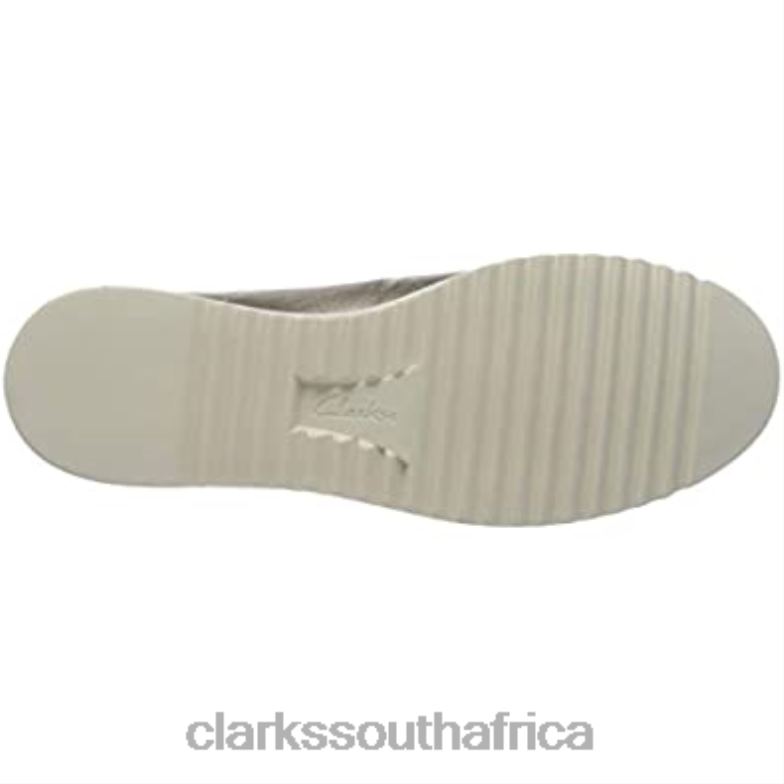 Metallic Leather Clarks Women's Serena Terri Loafer Flat 84040808 Women Clarks Metallic Leather