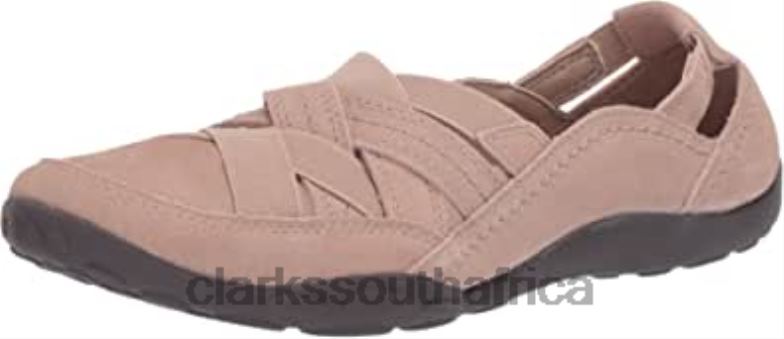 Sand Suede Clarks Women's Haley Rose Loafer Flat 840402251 Women Clarks Sand Suede