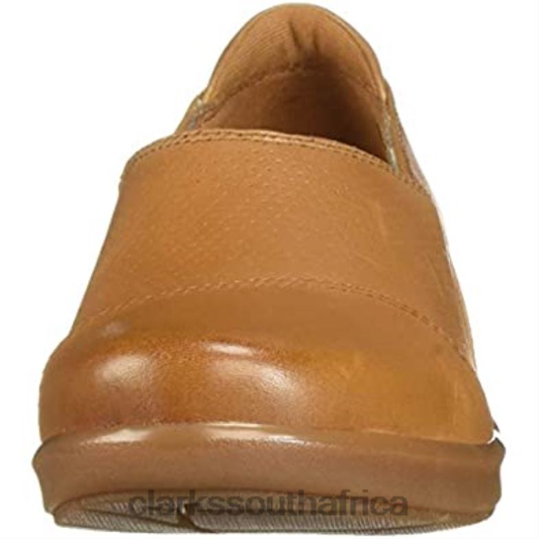 Tan Leather Women's Hope Porter Loafer Clarks 840401916 Women Clarks Tan Leather