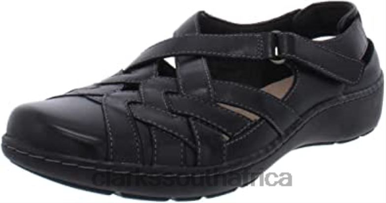 Women's Cora Dream Loafer Flat Clarks Navy 84040207 Women Clarks Navy Leather