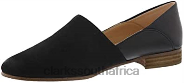 Women's Easy Slip On Loafer Black Clarks 8404055 Women Clarks