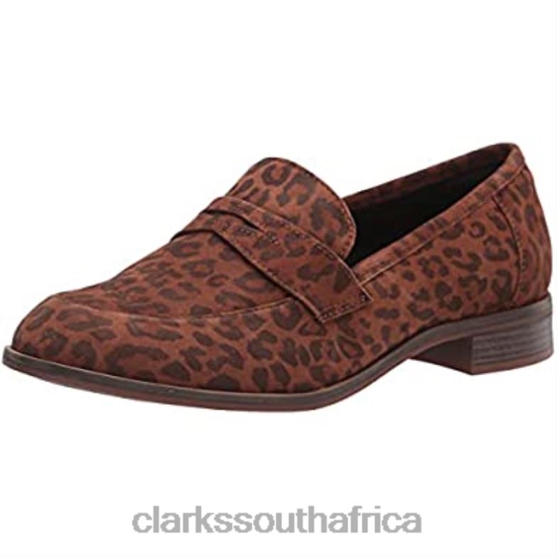Women's Trish Rose Loafer Leopard Print Clarks 840401590 Women Clarks Leopard Print