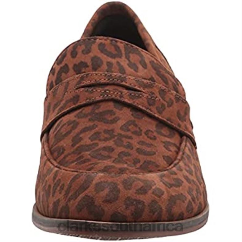 Women's Trish Rose Loafer Leopard Print Clarks 840401590 Women Clarks Leopard Print