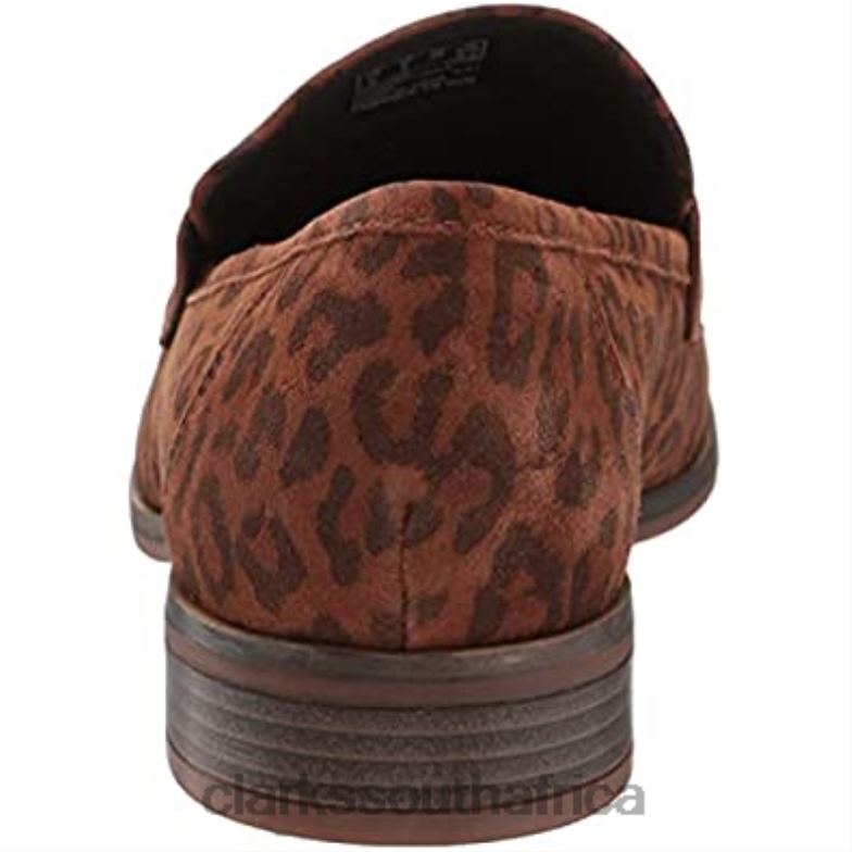 Women's Trish Rose Loafer Leopard Print Clarks 840401590 Women Clarks Leopard Print