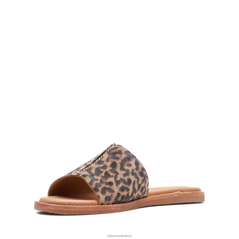 Leopard Print Karsea Mule Clarks 840403332 Women Clarks Leopard Print