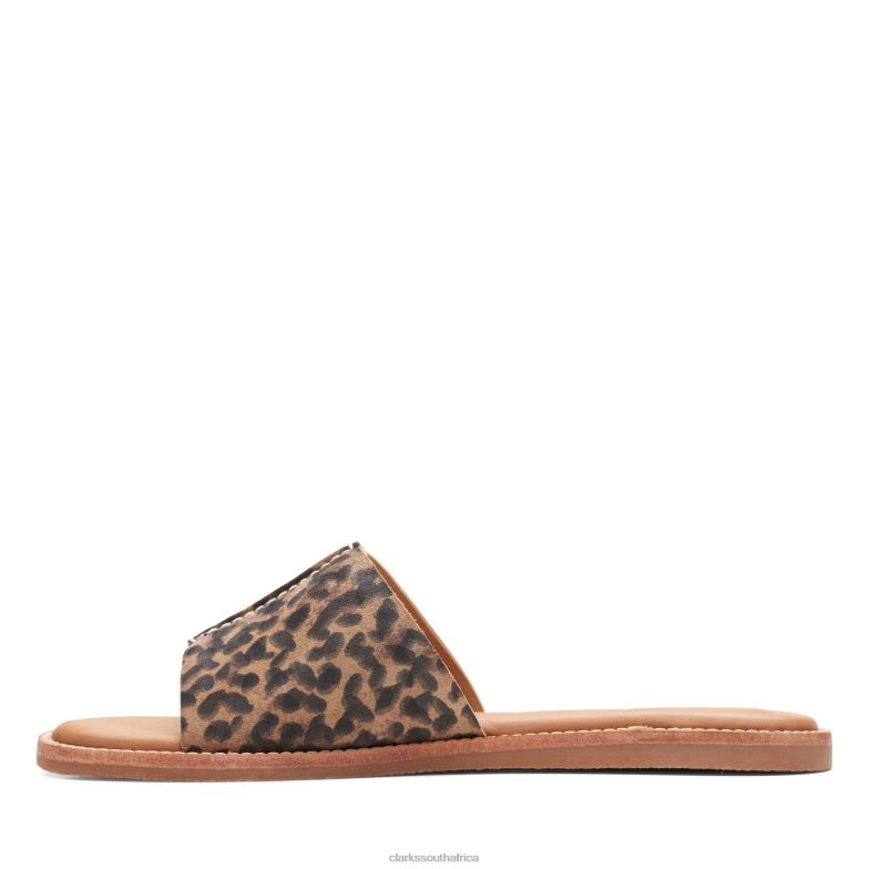 Leopard Print Karsea Mule Clarks 840403332 Women Clarks Leopard Print
