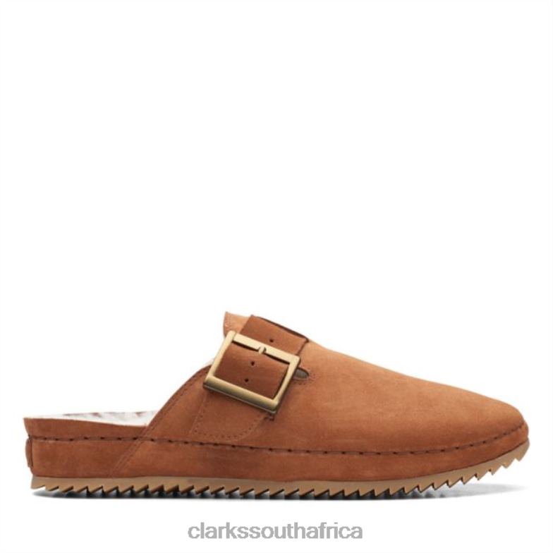 Tan Wlined Sde Clarks Brookleigh Mule 840406075 Women Clarks Tan Wlined Sde