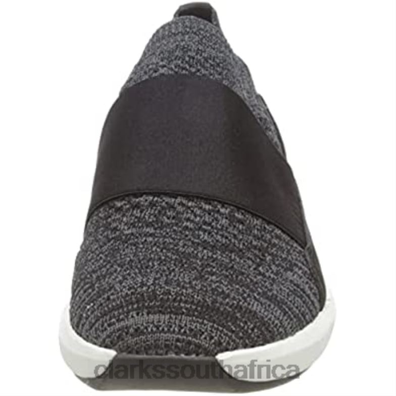 Black Knit Clarks Women's Un Rio Knit Mule 840401083 Women Clarks Black Knit