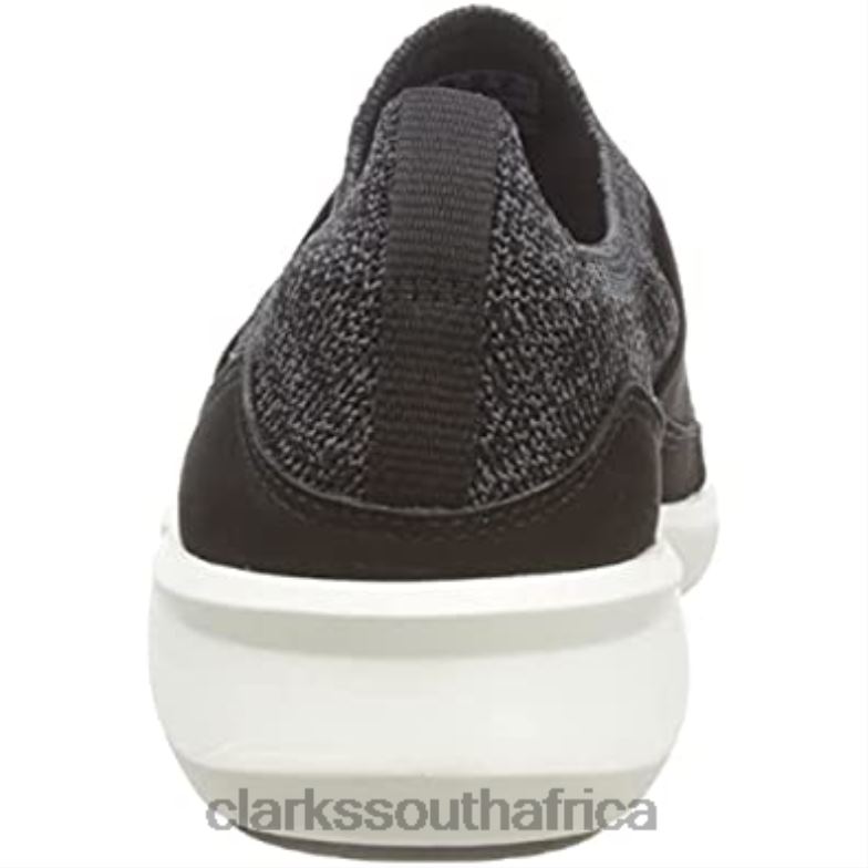Black Knit Clarks Women's Un Rio Knit Mule 840401083 Women Clarks Black Knit