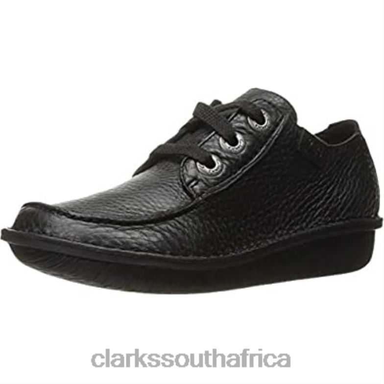 Black Leather Women's Fun Ny Dream Clarks 840401252 Women Clarks Black Leather