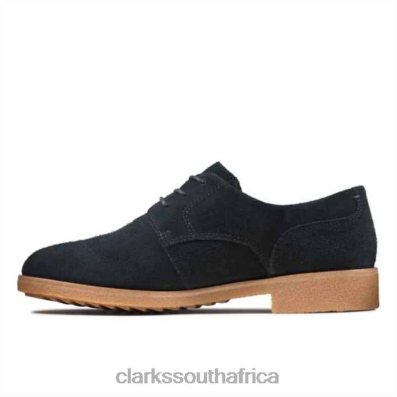 Black Suede Clarks Griff Lane 840403880 Women Clarks Black Suede