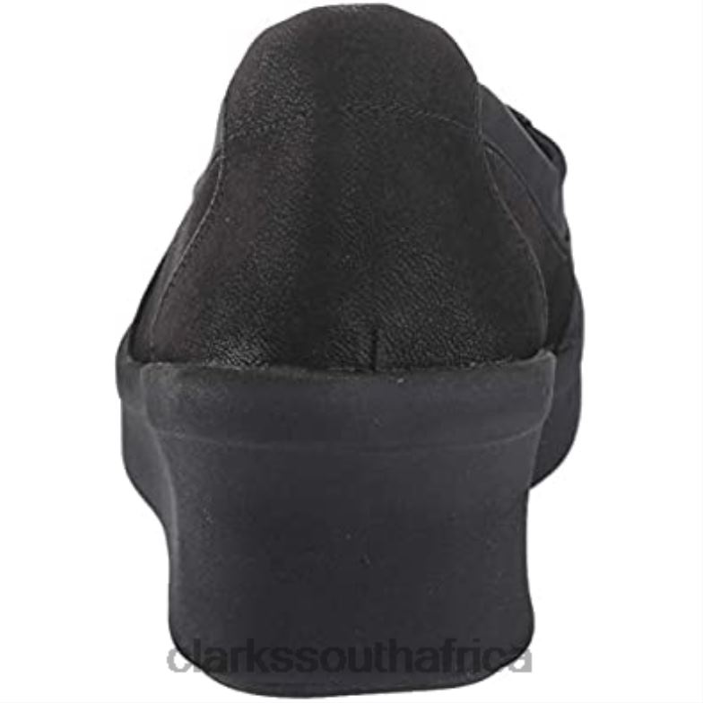 Black Textile Clarks Women's Step Rose Moon Platform 840401120 Women Clarks