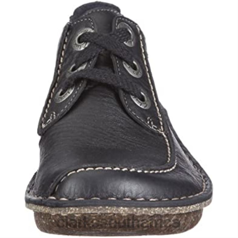 Blue Navy Clarks Women's Fun Ny Dream Lace-Up Shoes 840402163 Women Clarks Blue Navy