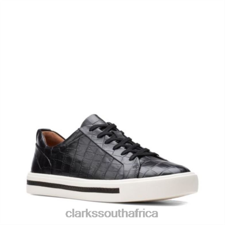 Clarks Black Croc Un Maui Lace 840403929 Women Clarks Black Croc