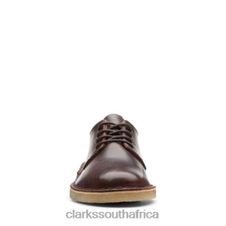 Clarks Chestnut Leather Desert London 840404001 Women Clarks Chestnut Leather