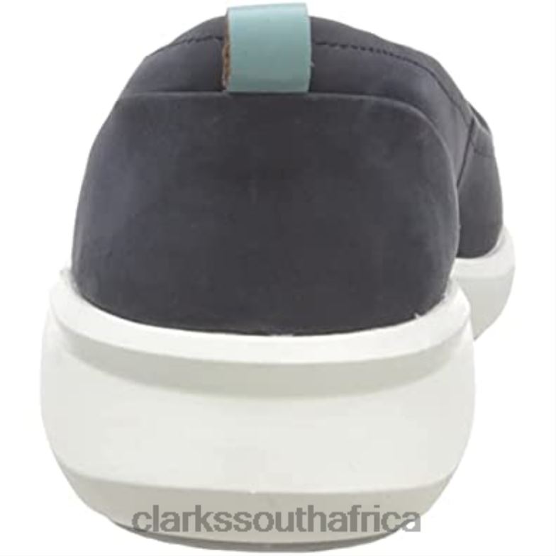 Clarks Navy Nubuck Women's Un Rio Vibe Mule 84040793 Women Clarks Navy Nubuck
