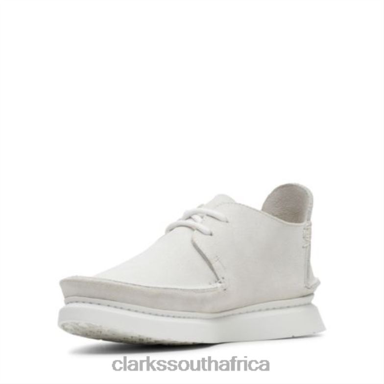 Clarks Seven White Suede 840404002 Women Clarks White Suede