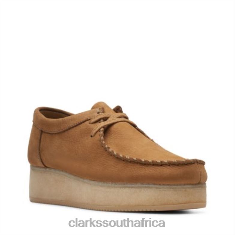 Clarks Wallacraft Lo Oak Nubuck 840403994 Women Clarks Oak Nubuck