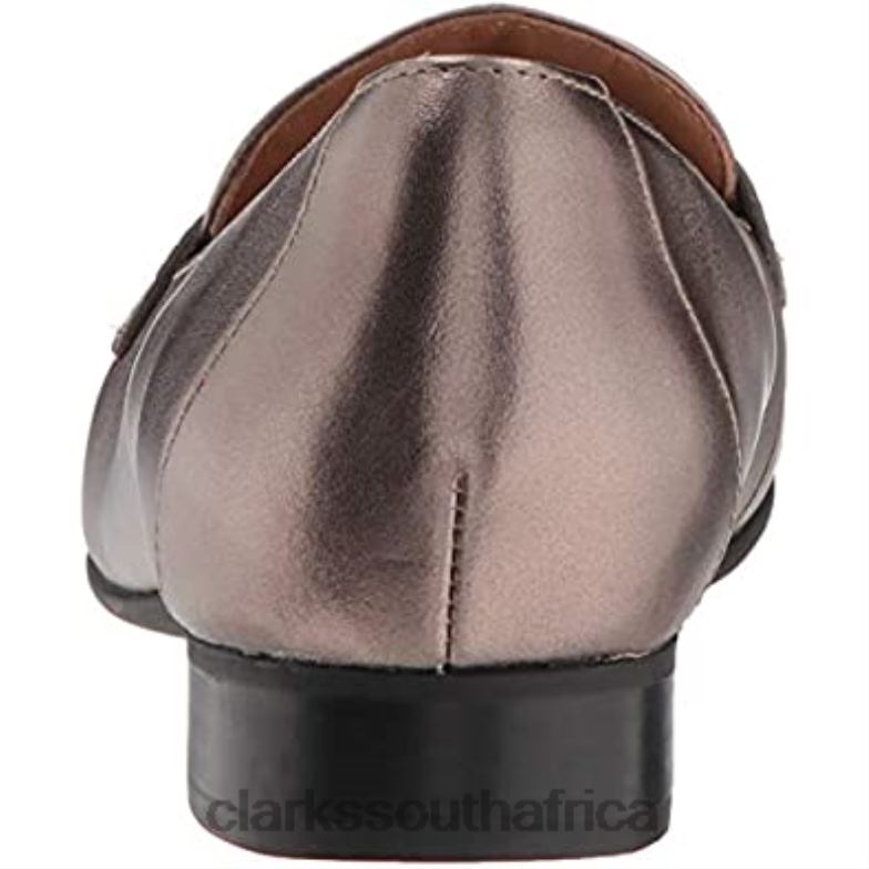 Clarks Women's Un Blush Go Pebble Metallic Leather 840401179 Women Clarks