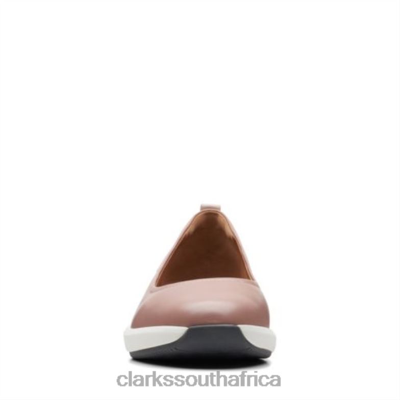Dusty Pink Leather Clarks Un Rio Vibe 840403947 Women Clarks Dusty Pink Leather