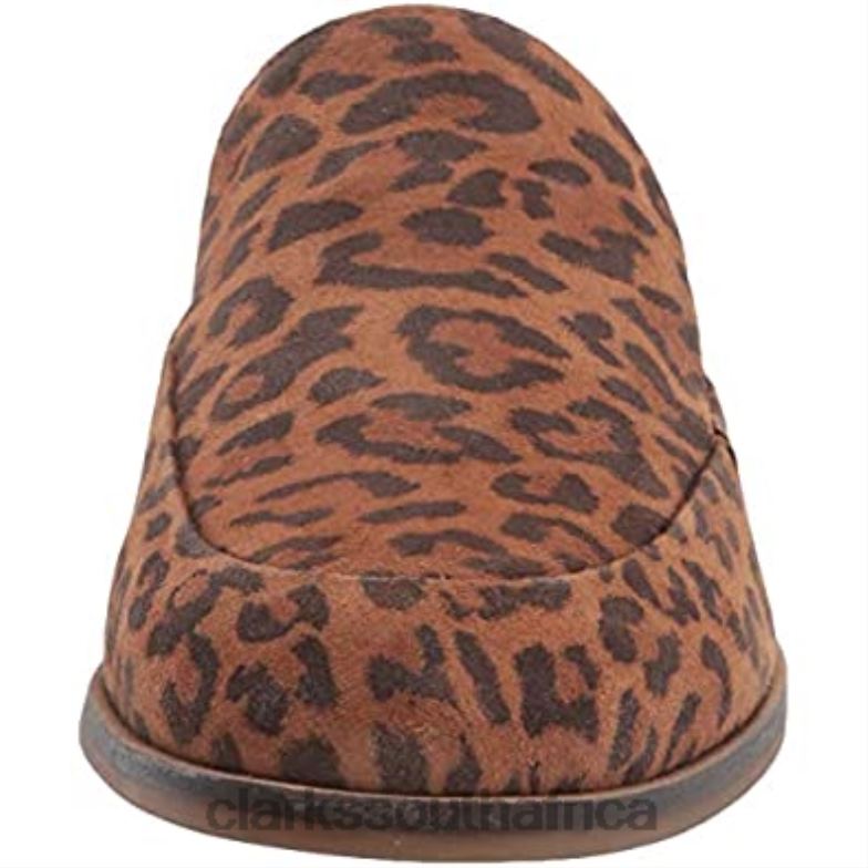 Leopard Print Clarks Women's Trish Plant Clog 840402248 Women Clarks Leopard Print