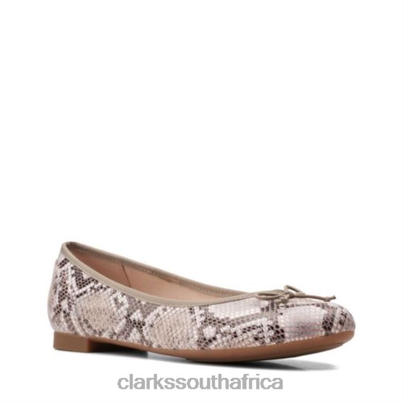 Natural Snake Clarks Couture Bloom 840403939 Women Clarks Natural Snake