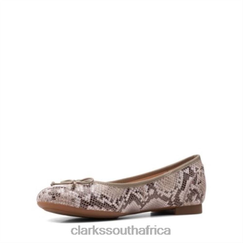 Natural Snake Clarks Couture Bloom 840403939 Women Clarks Natural Snake