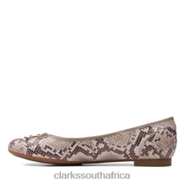 Natural Snake Clarks Couture Bloom 840403939 Women Clarks Natural Snake