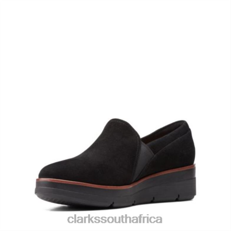 Shaylave Clarks Black Suede 840403927 Women Clarks Black Suede