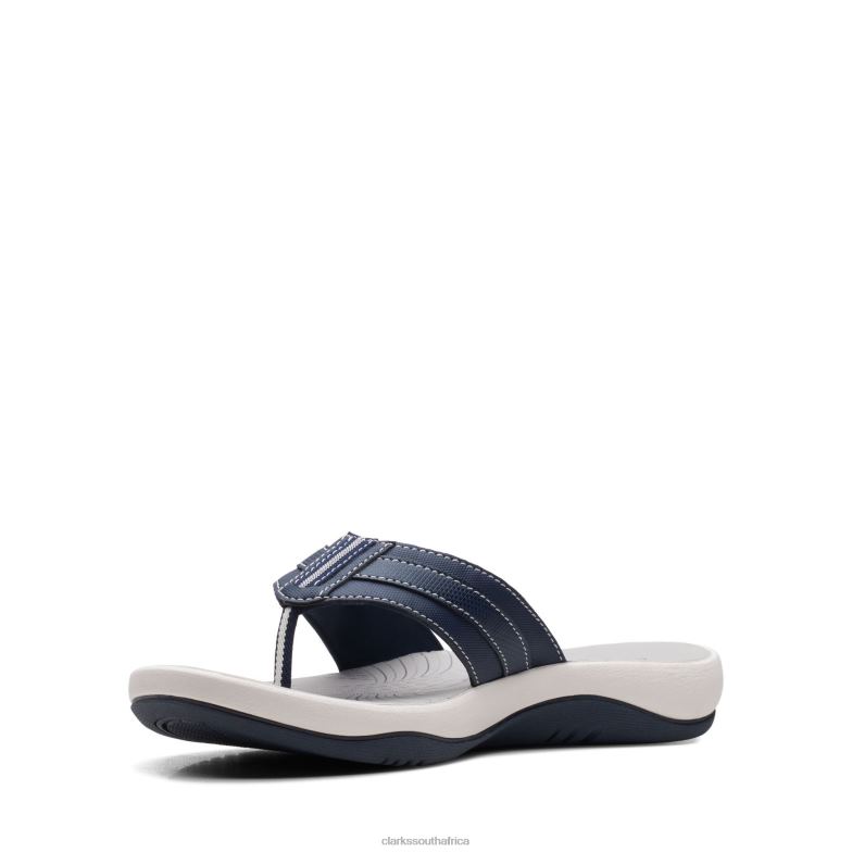 Sunmaze Daisy Navy Synthetic Clarks 840403406 Women Clarks Navy Synthetic